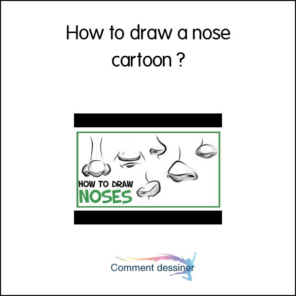 How to draw a nose cartoon
